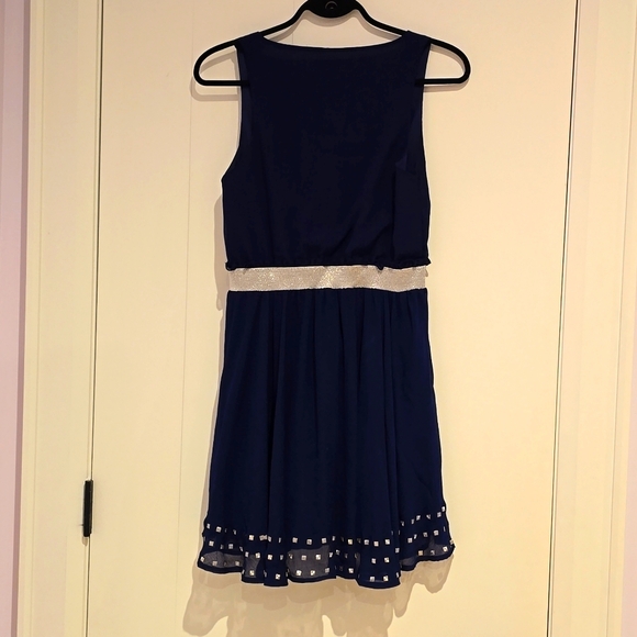 Lucca Couture Royal Blue Cocktail Dress Size S - Picture 5 of 7